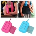 thumbnail image 4 of Yoga Towels Foldable Quick Dry Convenient Sports Feeling Cool Ice Towel for Outdoor Using, 4 of 10
