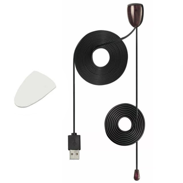 CSYANXING USB IR Repeater Remote Extender for TV DVD Cable Box Blu-Ray Players Extends Range Easy to Install Rubber