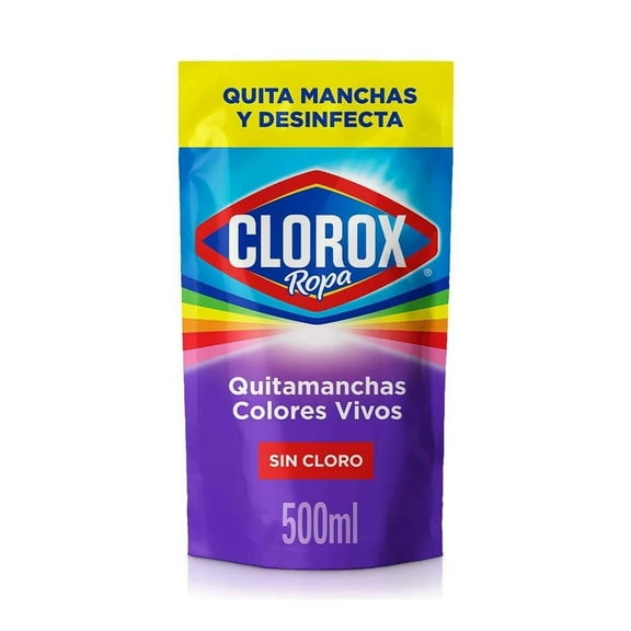 Quitamanchas Clorox Ropa 4 en 1 para ropa de color 500 ml