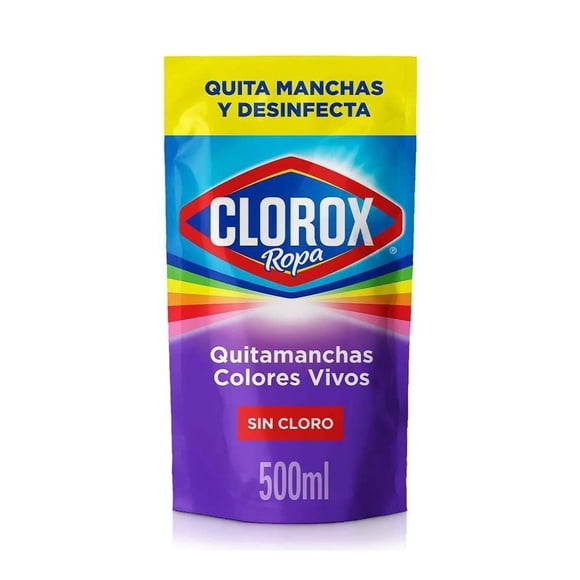 Quitamanchas Clorox Ropa 4 en 1 para ropa de color 500 ml