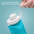 thumbnail image 3 of Botella de agua plegable de 600ml a prueba de fugas reutilizable sin BPA de silicona plegable portátil ligera de viaje para gimnasio camping senderismo viajes ANGGREK  Otros, 3 of 8