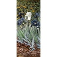 thumbnail image 2 of Van Gogh, Vincent 8x14 Gold Ornate Wood Framed with Double Matting Museum Art Print Titled - Irises - left, 2 of 4