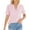 Pink Shirts for women, variant on HAPIMO Women's Trendy Loose Tops Tunic Summer Tees Short Sleeve for Teen Girls Elegant Casual Relaxed Blouses V Neck Pullover Solid Color Pink S