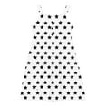 thumbnail image 4 of JDQJBZ Kids Toddler Girls Dress Sleeveless Button Front Layered Ruffle Hem with Pockets Sundress, 4 of 5