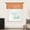 Orange, variant on Orange Morocco Valance Curtains for Kitchen/Living Room/Bathroom/Bedroom Window, Rod Pocket Small Topper Half Short Window Curtains Voile Sheer Scarf, Geometric Leaf Diamond Lattice Abstract 42"x18"