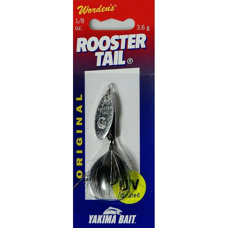 Yakima Bait Wordens 208-CTBRTR Rooster Tail in-Line Spinner, 2 1/4, 1/8  oz, Copper Tinsel Brown Trout