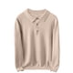 thumbnail image 2 of pstuiky camisa de manga larga para hombre, Suéter informal de punto de manga larga ajustado de color liso a la moda para hombre Tops de talla grande para hombre xl, 2 of 5