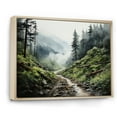 thumbnail image 2 of Designart "Olympic Greenery Forests of Olympic National Park I" Landscapes Floater Framed Wall Decor, 2 of 7