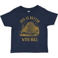 thumbnail image 3 of Inktastic Life's Better with Bees Boys or Girls Toddler T-Shirt, 3 of 5