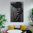 thumbnail image 6 of 2000s American Black Cartoons Afro Samurai Anime Poster Picture Print Wall Art Poster Painting Canvas Posters Artworks Gift Room Aesthetic 20x30inch(50x75cm), 6 of 6
