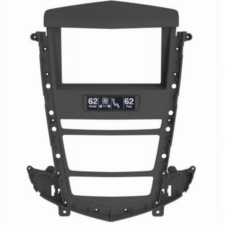Metra - Dash Kit for Select 2010-2012 Cadillac SRX Vehicles - Black With Silver
