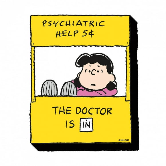Peanuts 802393 Peanuts Lucy Psychiatric Help Magnet