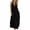 Black, variant on Maxi Dress for Women Tropical Summer V Neck Sleeveless Split Long Beach Dresses Casual Loose Sundress with Pockets Navy,XL