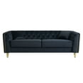 thumbnail image 2 of Newboti Furniture 87.01"W Modern Tufted Velvet Sofa ,Stylish and Comfortable for Living Room Sofa, Hotel Apartment,Black 31318, 2 of 12