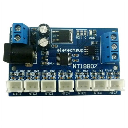 

7 Channel RS485 NTC Temperature Sensor Measurement MODBUS RTU Paperless Recorder PLC NT18B07