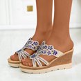 thumbnail image 4 of Samickarr Summer Slippers For Women Indoor And Outdoor Wide Women's Thick Sole Shoes Ladies Beach Sandals Summer Non-Slip Causal Slippers, 4 of 8