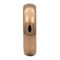 thumbnail image 3 of Metals Jewelry Unisex Rose Gold Plated 6mm Tungsten Carbide Beautiful Wedding Ring Size 8.5, 3 of 5