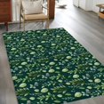 thumbnail image 3 of Dark Green Leaves Area Rug 3x5 Washable Rug Non Slip Pastoral Watercolor Botanical Plant Large Area Rug Indoor Floor Carpet for Entryway Bedroom Kitchen Living Room Home Office Dining Room Nursery, 3 of 8