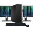 thumbnail image 1 of Restored HP EliteDesk 800 G4 Windows 11 Desktop Computer | Intel Core i7-8700 (3.2 GHz) Processor | 32GB RAM | 256GB SSD | Dual 22" LCD's | Home or Office PC (Refurbished), 1 of 5
