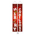 thumbnail image 2 of Navidad Colgante Banners Porche Signos de porche Vertical Cumpleaños Exterior Decoración Inicio Ventana Adornos Adornos Oferta Puerta 16631 2 Piezas Guardurnaity HA010123-05B, 2 of 6