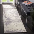 thumbnail image 4 of SAFAVIEH Restoration Vintage Mladen Abstract Runner Rug, Grey/Ivory, 2'3" x 8', 4 of 11