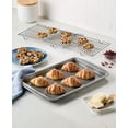 thumbnail image 2 of 3-Piece Baking Sheet Pan & Expandable Cooling Rack Set - 10" x 15", 2 of 7