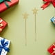 thumbnail image 4 of 15 varitas mágicas infantiles con forma de estrella: varitas de hadas huecas con forma de estrella para Halloween, ideales para fiestas de cumpleaños, cosplay y actuaciones teatrales., 4 of 8