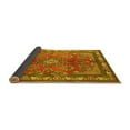 thumbnail image 2 of Ahgly Company Indoor Round Medallion Yellow Traditional Area Rugs, 5' Round, 2 of 4