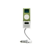 Belkin TuneBase FM for iPod mini - Car holder / FM transmitter for digital player - white, silver - for Apple iPod mini