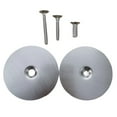 thumbnail image 1 of Home Security Upgrade 67mm Door Handle Hole Cover Plate in Silver Color, 1 of 6