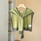thumbnail image 2 of Bufanda coreana de verano para mujer, cuello falso para aire acondicionado, tejido fino para mujer, capa anudada para otoño, chal protector solar, 2 of 5