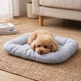 thumbnail image 7 of Pet Bed Mat, Dog Cat Sleeping Pad, Soft Fuzzy Cozy Pet Cushion for Crate Kennel Sofa Floor, Polyester Breathable Pet Mattress for Small Medium Large Animals, All-Season Indoor Use,Machine Washable, 7 of 7