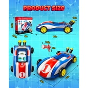Hot Bee Inflatable Ride-on Pool Floats with Water Gun for Kids, Car Swimming Toys, Summer Outdoor Pool Game Toys for Ages 3-8, Toddler Pool Float Boys Girls 3 4 5 6+