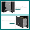 thumbnail image 5 of Space Solutions 18" Deep 2 Drawer Letter Width Vertical File Cabinet with Accessory Drawer, Black, 5 of 16