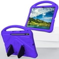 thumbnail image 2 of Dteck Kids Case for Samsung Galaxy Tab S10 FE Plus 13.1 inch (Model SM-X620/X626),Shockproof EVA Case Handle Stand with Shoulder Strap Cover for Galaxy Tab S10 FE+ 2025,Purple, 2 of 7