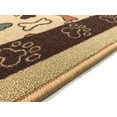 thumbnail image 6 of Custom Size Runner Rug Skid Resistant Backing Pick Your Own Size Rug Runner Pet Paw and Bone Beige Design Cut to Size Roll Runner Rugs By Feet Customize in USA Facility, 6 of 8