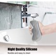 thumbnail image 2 of Jabonera de silicona con drenaje, caja de jabón para ducha, jabonera de esponja para cocina y baño, blanco, 2 uds., 2 of 5