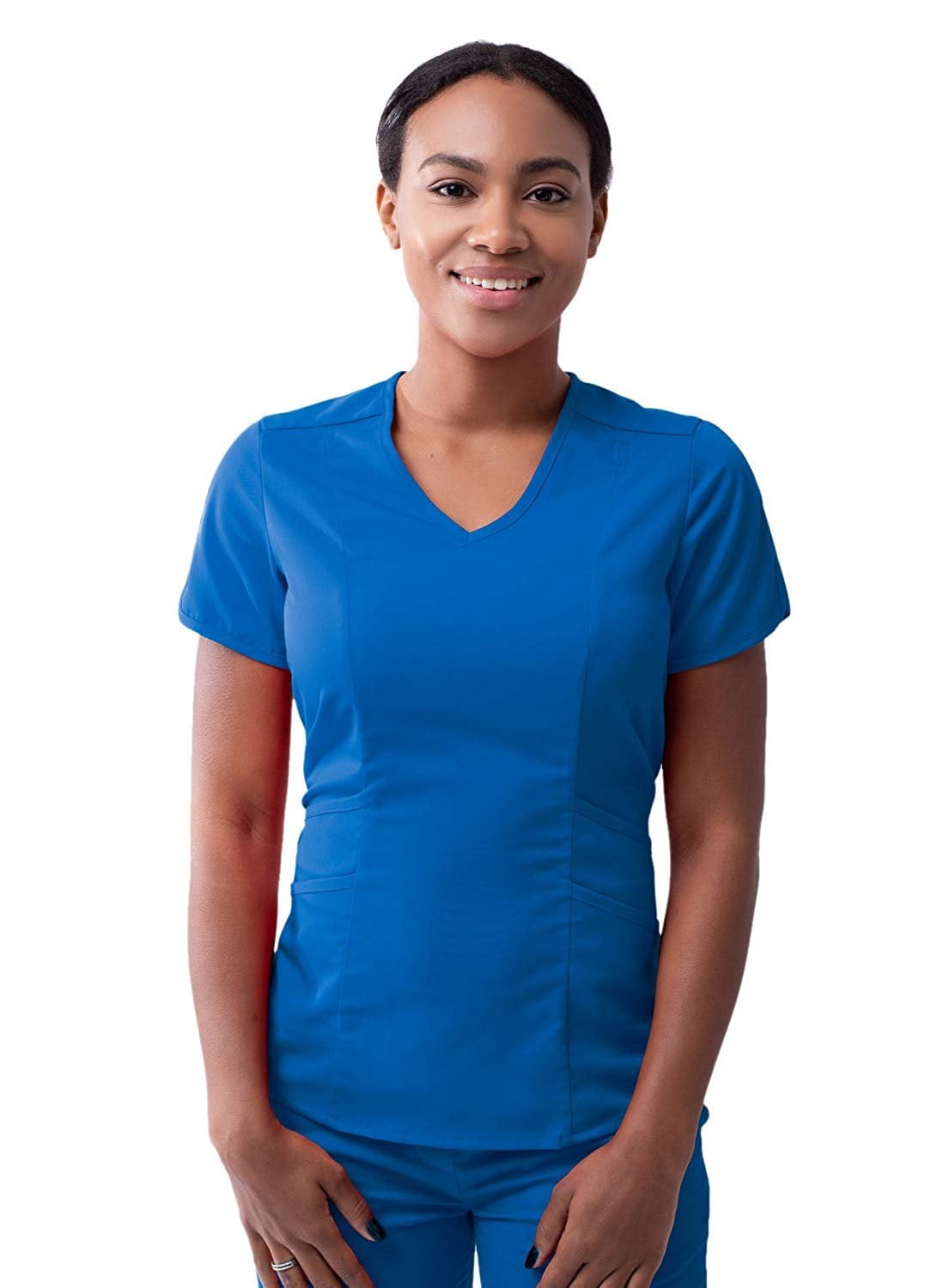 Adar Adar Pro Scrubs For Women Modern VNeck Scrub Top Walmart