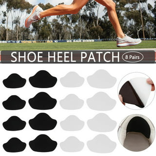 Shoe Heel Repair, 4 Pairs Self-Adhesive Inside Shoe Patches for Holes, Shoe Hole Repair Patch Kit for Sneaker, Leather Shoes, High Heels