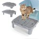 thumbnail image 2 of Adjustable Cat Ramp for Litter Box Elevated Cat Litter Ramp for Cat, 2 of 5
