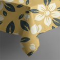 thumbnail image 5 of Floral Square Tablecloth 52x52in(132x132cm) – Waterproof Polyester Printed Table Cover, Wrinkle Resistant & Washable for Kitchen Dining Picnic Party Decor, Thanksgiving,Christmas, Spring,Flower, 5 of 6