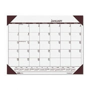 House Of Doolittle 12442 EcoTones Mountain Gray Monthly Desk Pad Calendar, 22 x 17