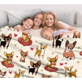 thumbnail image 4 of Chihuahua Blanket Gifts for Women Chihuahua Lovers Adults,Flannel Chihuahuas Dog Blanket for Couch Sofa Bed Gifts for Christmas Thanksgiving 50"x40", 4 of 7