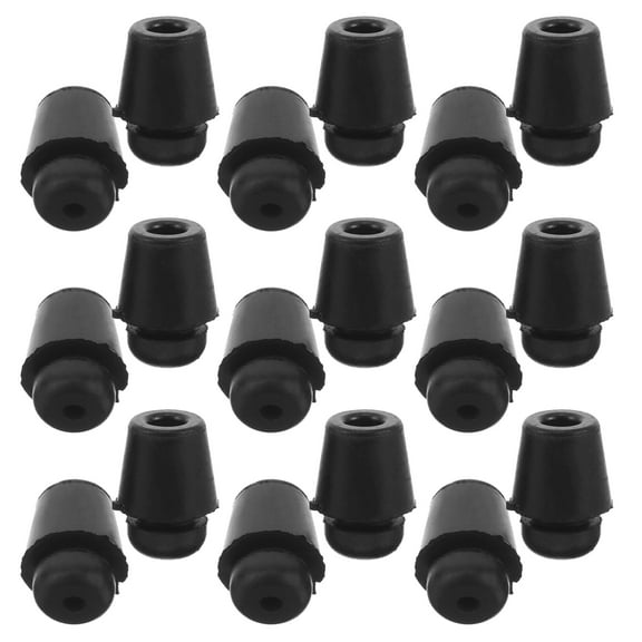 unbranded  20 Pcs Car Door Shock Absorber Quick-install Blind Plate Clamp Type Black