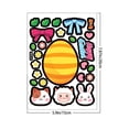 thumbnail image 3 of Panxico Event & Party Home Decor Easter Window Cling Stickers For Home Decoration Bunny Easter Eggs Decals For Windows F, 3 of 9