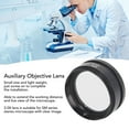 thumbnail image 3 of 2X Magnification Aluminum Alloy Auxiliary Objective Lens for SM Series Stereo Microscopes - 30mm Working Distance, Easy Installation, Durable Microscope Accessory to Extend Field View and Simplify, 3 of 6