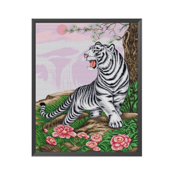 Cuadros Decorativos 14CT punto de cruz completo Animal DIY impreso pared arte manualidades decoración del hogar regalos JShteea Nuevos Originales