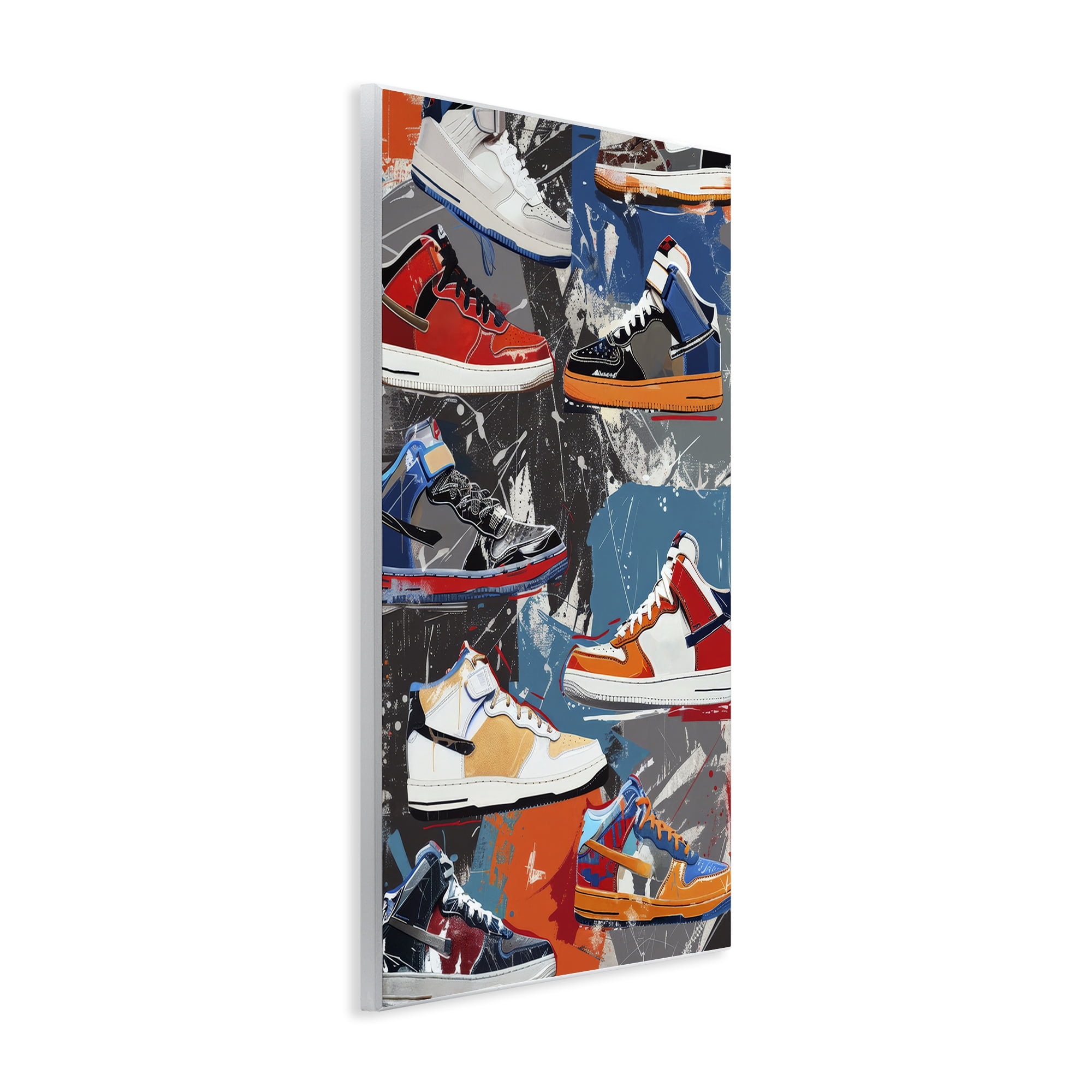 Stupell Industries Stylish Urban Shoe Collection Wall Plaque Art, design by Ray Powers