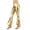 Gold, variant on Bell Bottom Pants for Women Metallic Pants Shiny Stretch 70s Disco Flare Pants Slim Fit Party Leggings