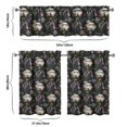 thumbnail image 6 of Kitchen Window Curtains with Rod Pocket Over Sink Space Sci-Fi Small Window Treatment Cafe Short Curtains for Bathroom Tier Drapes,3 Piece Set,36 Inch, 6 of 6